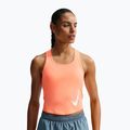 Dámské běžecké tričko Nike Swoosh Run Dri-Fit orange pulse/photon dust/white