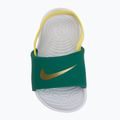 Dětské pantofle Nike Kawa malachite/sonic yellow 5