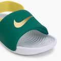 Dětské pantofle Nike Kawa malachite/sonic yellow 7