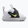 Dětská obuv Nike Team Hustle D 12 white/black/clear emerald/topaz gold