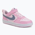Dětské boty Nike Court Borough Low Recraft pink foam/pink rise/white/ashen slate