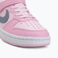 Dětské boty Nike Court Borough Low Recraft pink foam/pink rise/white/ashen slate 7
