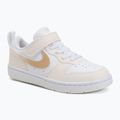 Dětské boty Nike Court Borough Low white/chalk/white/shimmer
