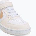 Dětské boty Nike Court Borough Low white/chalk/white/shimmer 7