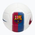Míč na minifotbal Nike Skills FC Barcelona white/cardinal red size 1 2