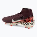 Pánské kopačky Nike United Mercurial Superfly 10 Academy MG burgundy crush/metallic silver 3