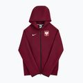 Pánská fotbalová mikina Nike Tech Fleece Poland Full Zip Hoodie team red 3