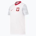 Dětské fotbalové tričko Nike Dri-Fit Poland Home 2026 white/field silver