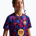 Dětské fotbalové tričko Nike FC Barcelona Dri-Fit Pre-Match noble red/mineral yellow 4