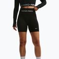 Dámské tréninkové šortky Nike Pro Seamless High Waisted Biker 5" black/white 5