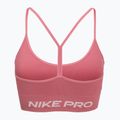 Tréninková podprsenka Nike Pro Seamless Light Support peony/white 2