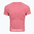 Dámské tréninkové tričko Nike Pro Seamless Dri-Fit peony/white 2