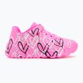 Dětské boty SKECHERS Uno Lite Love Levitate hot pink/multi 2