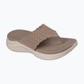 Dámské pantofle SKECHERS Ultra Flex 3.0 Rhythm Waves brown