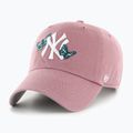 Kšiltovka 47 Brand MLB New York Yankees Icon Alt cap CLEAN UP mauve