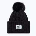 Dámská zimní čepice New Era Cable Wide New York Yankees black