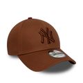 Zimní čepice New Era League Essential 9Forty New York Yankees dark auburn
