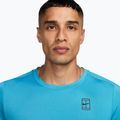 Pánské tričko na lezení Nike Court Dri-Fit Advantage baltic blue/black 3
