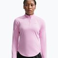 Dámská běžecká mikina Nike Tempo Dri-Fit 1/4 Zip pink rise 4