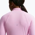 Dámská běžecká mikina Nike Tempo Dri-Fit 1/4 Zip pink rise 5
