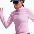 Dámská běžecká mikina Nike Tempo Dri-Fit 1/4 Zip pink rise 6