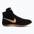 Zápasnické boty Nike Footsweep 2 black/metallic gold/gum light brown 2