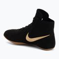 Zápasnické boty Nike Footsweep 2 black/metallic gold/gum light brown 3