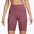 Dámské tréninkové šortky Nike One Pink Smoke/White