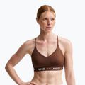 Dámská sportovní podprsenka Nike Dri-Fit Indy Light Support cacao wow