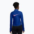 Dámské běžecké Longsleeve Nike Tempo Swoosh Run Dri-Fit 1/4-Zip old royal/pink rise 2
