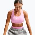 Sportovní podprsenka Nike Swoosh pink rise/white 4