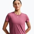 Dámské tréninkové tričko Nike One Classic pink smoke/white 4