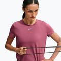 Dámské tréninkové tričko Nike One Classic pink smoke/white 6