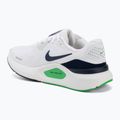 Pánské běžecké boty Nike Structure 26 white/green spark/midnight navy 3