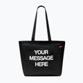 Taška Nike Heritage "Your Message Here" Tote 22 l black/white/safety orange