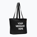 Taška Nike Heritage "Your Message Here" Tote 22 l black/white/safety orange 2
