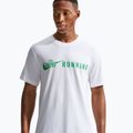 Pánské běžecké tričko Nike Dri-Fit Running T-Shirt white/green spark 4
