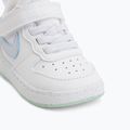 Dětské boty do vody Nike Court Borough Low white/football grey/arctic green 12