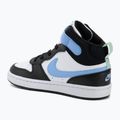 Dětské boty do vody Nike Court Borough Mid 2 white/black/arctic green/football blue 3