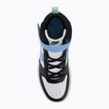 Dětské boty do vody Nike Court Borough Mid 2 white/black/arctic green/football blue 5