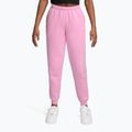 Dětské kalhoty Nike Sportswear Studio pink rise/white