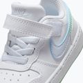 Dětské boty do vody Nike Court Borough Low white/football grey/arctic green 5