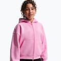 Dětská mikina Nike Sportswear Studio Fleece pink rise/white 4