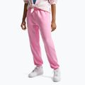 Dětské kalhoty Nike Sportswear Studio Fleece pink rise/white