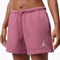 Dámské šortky Jordan Fleece desert berry/white 3
