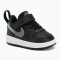 Dětské boty do vody Nike Court Borough Low black/smoke grey/white/illusion green