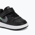 Dětské boty do vody Nike Court Borough Low black/smoke grey/white/illusion green 7