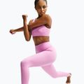 Dámské tréninkové legíny Nike One pink rise/white 8