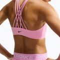 Sportovní podprsenka Nike Indy Strappy pink rise/black 4
