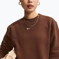Dámská mikina Nike Studio Fleece cacao wow/sail 5